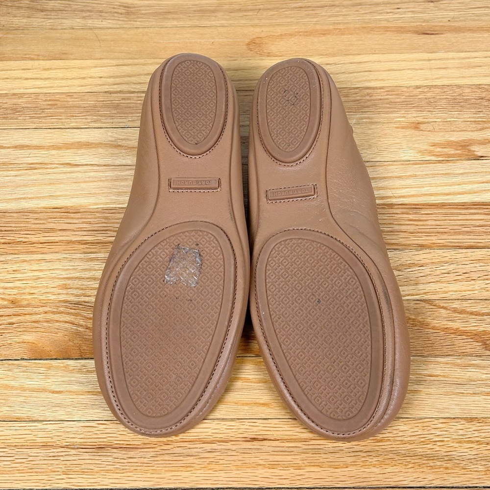 Tory Burch Leather Minnie Travel Ballet Flats - Picture 7 of 8